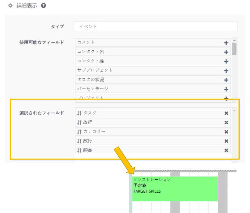 イベント計画詳細表示